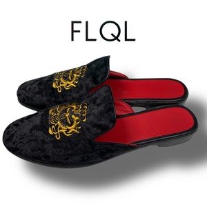 FLQL Luxury Men’s Leather, Velvet Slip-on Loafers!